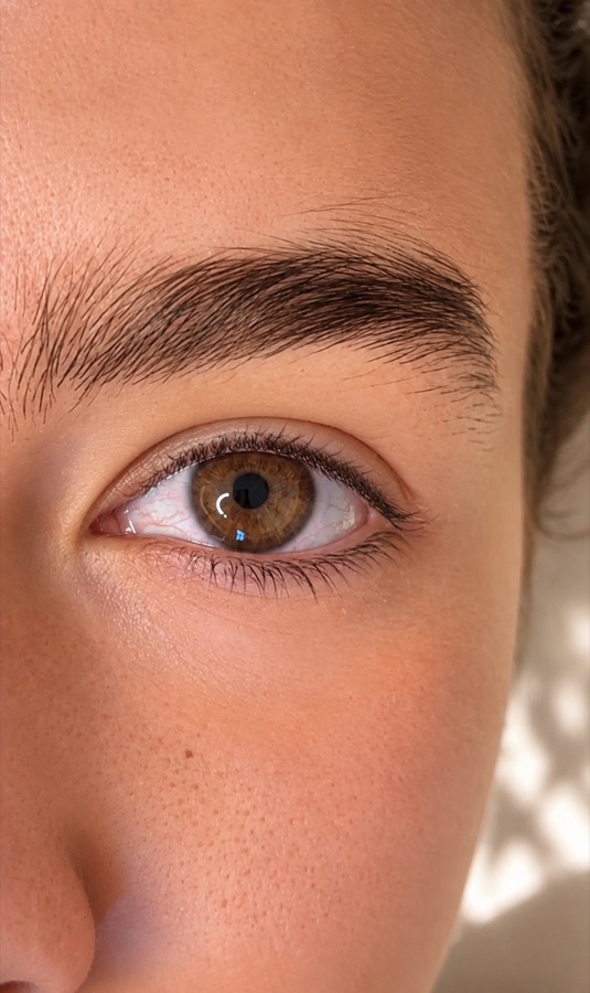 Avant le Lash Lift Coréen